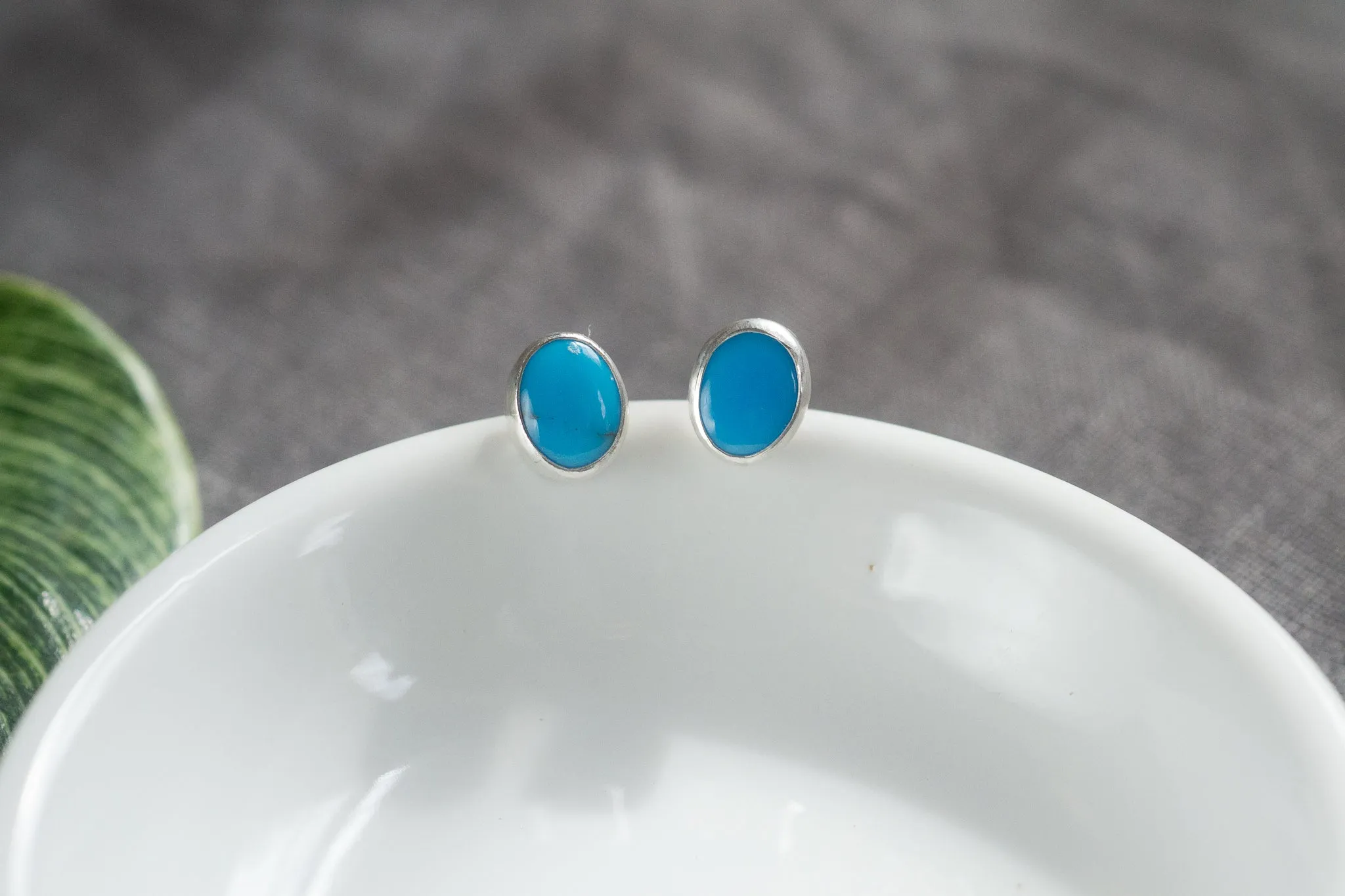 Egyptian Turquoise studs