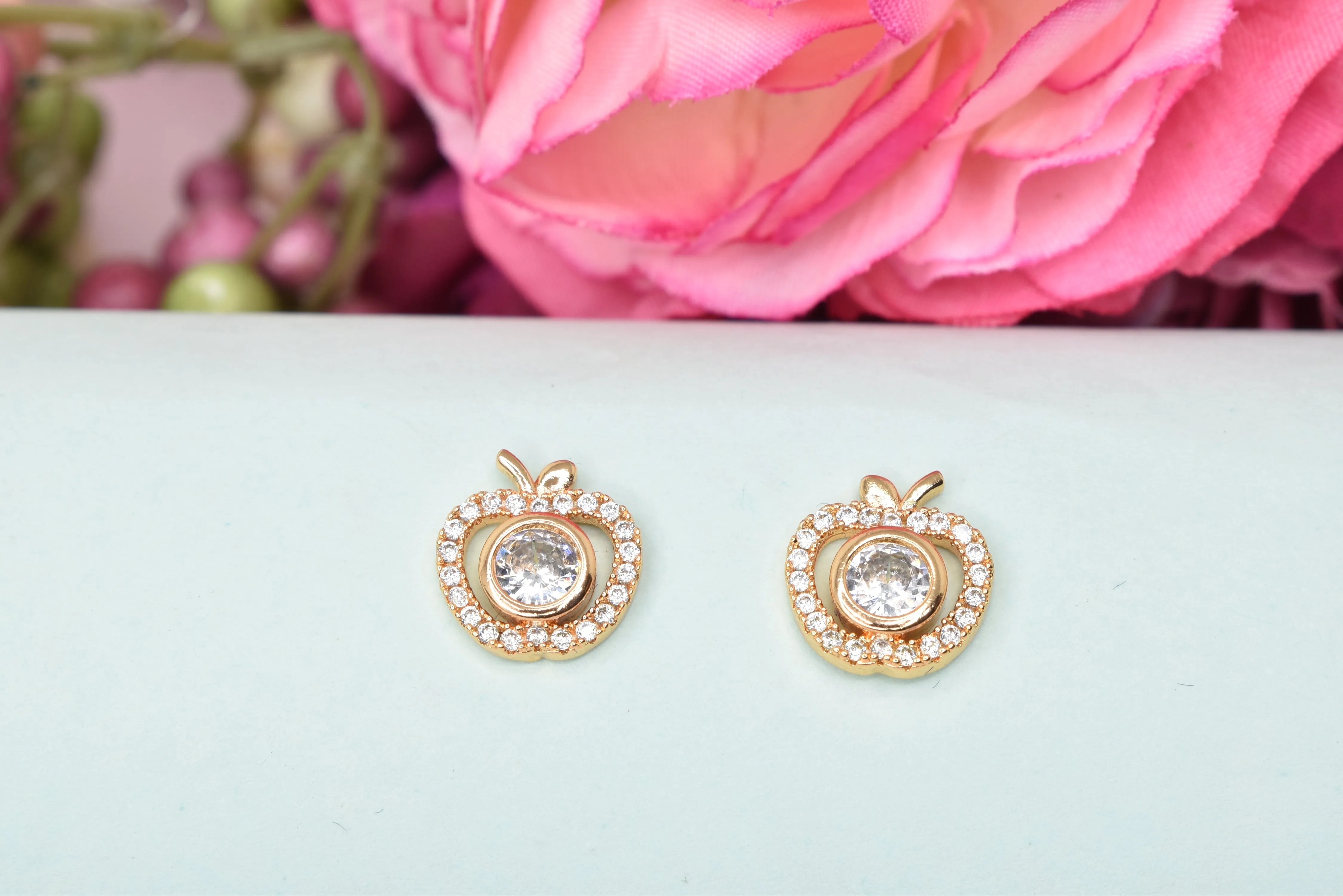 Elegant Rose Gold Studs: Daily to Party