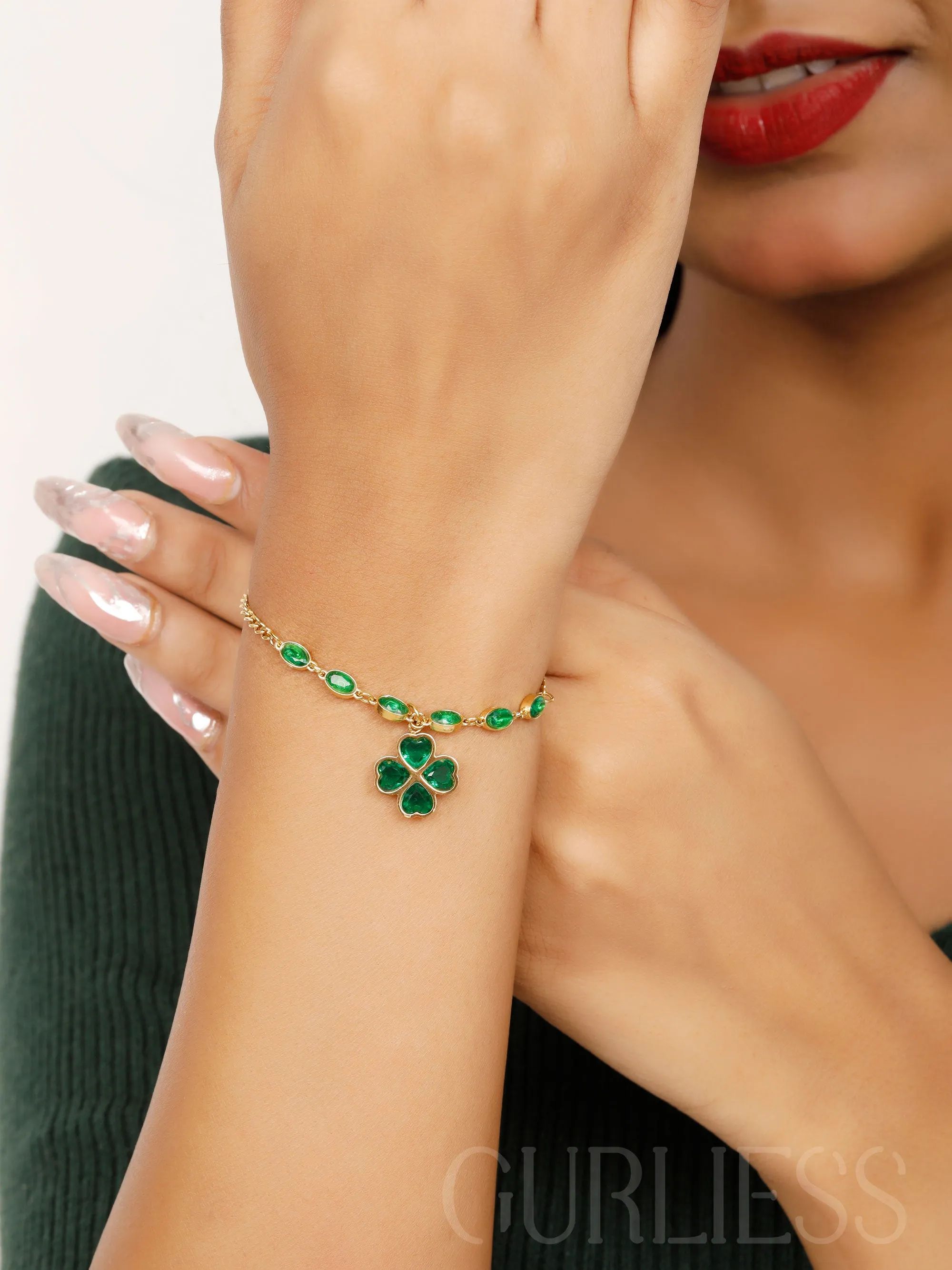 Embracing Emerald Bracelets