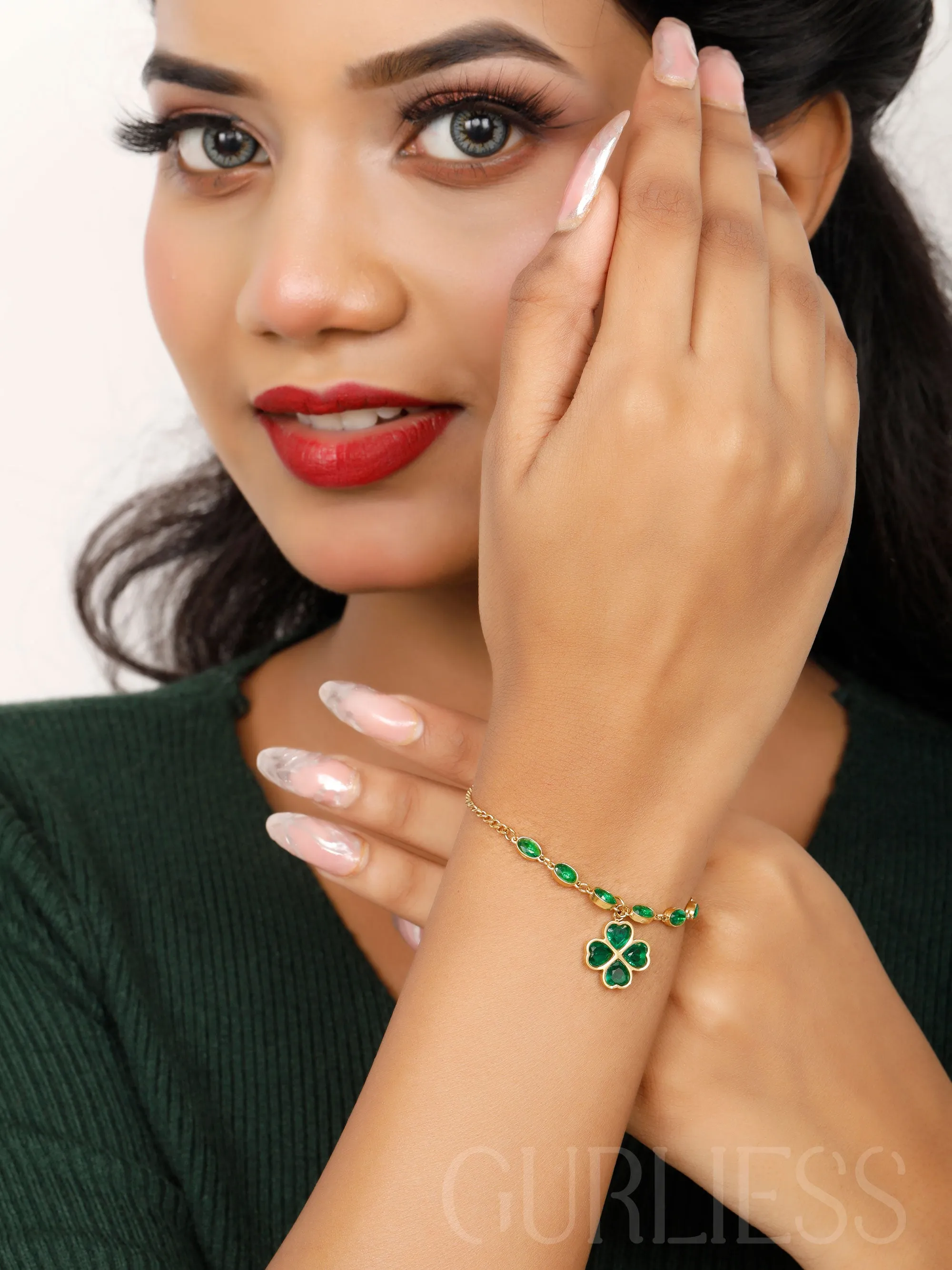 Embracing Emerald Bracelets