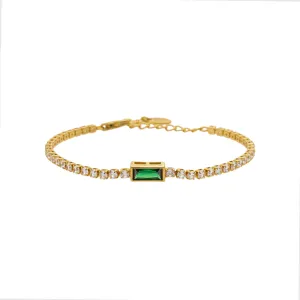 Emerald Luxe Diamond Bracelet