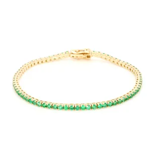 Emerald Tennis Bracelet