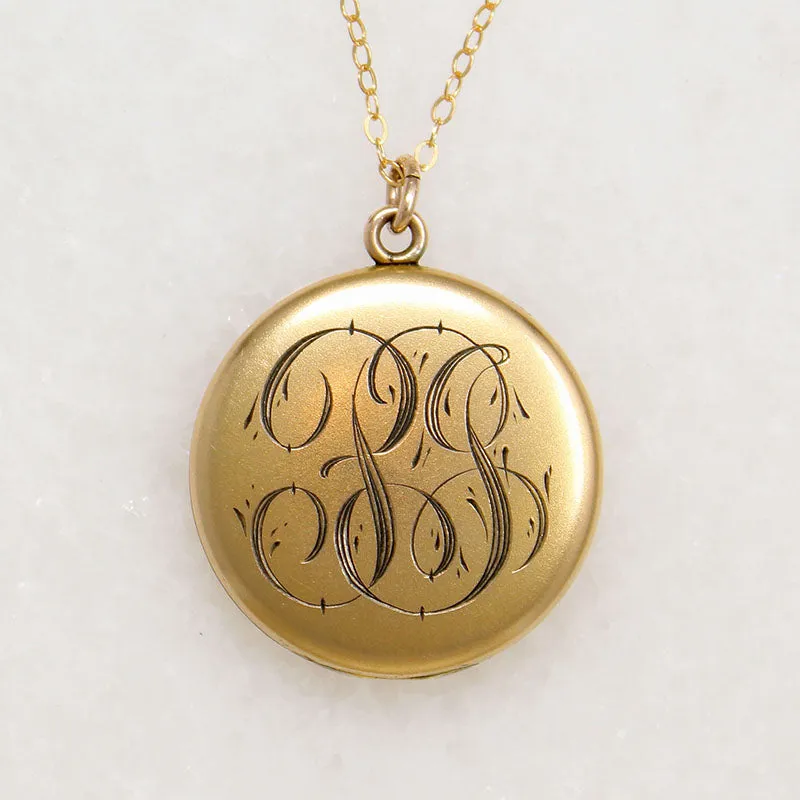Exhilarating Fireworks Art Nouveau Locket