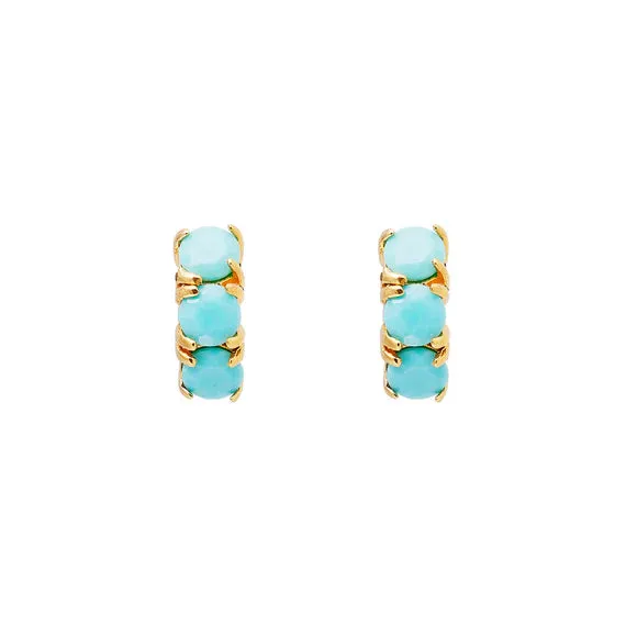 Fairley Turquoise Huggies