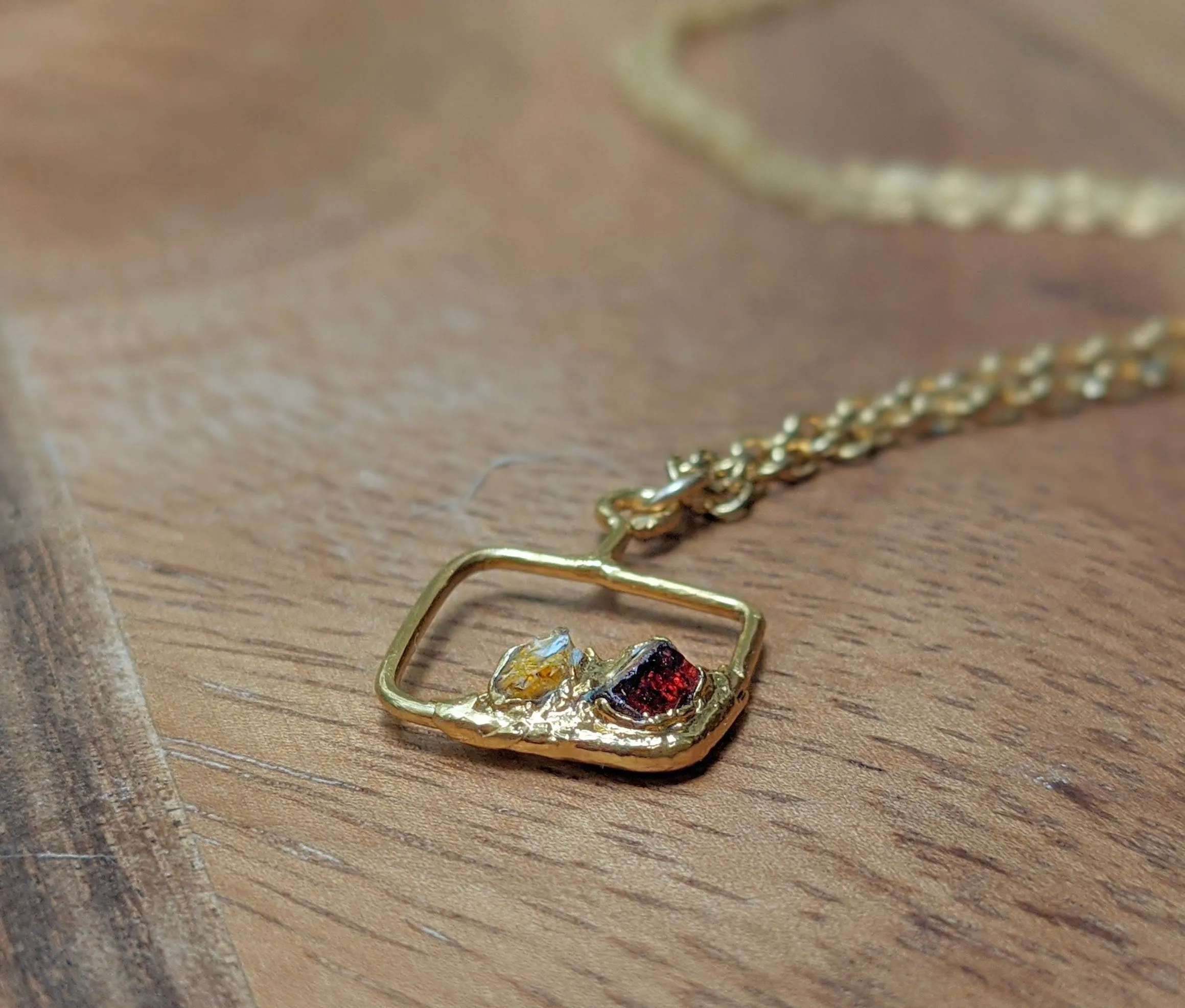 Family Birthstone necklace - Mother's necklace