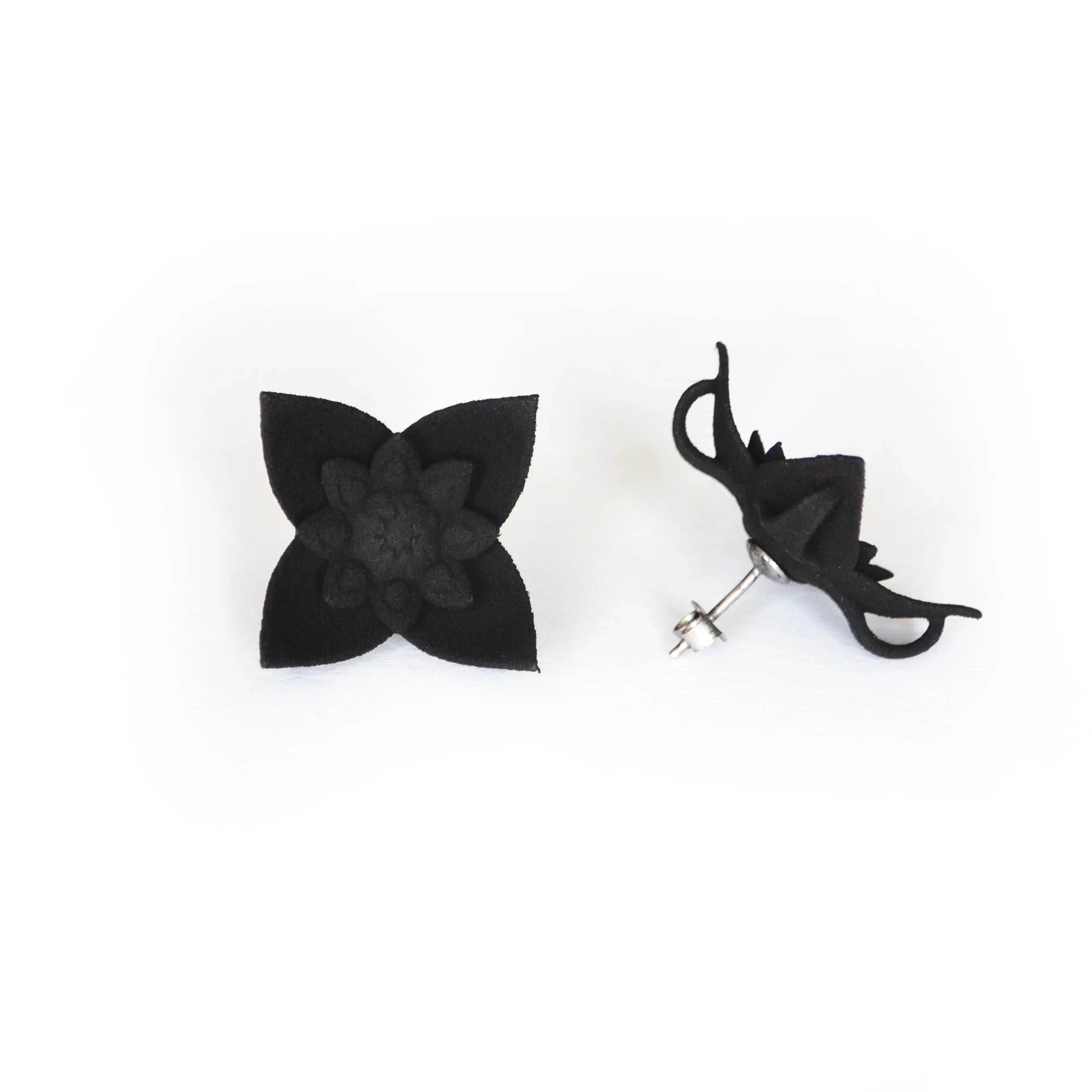 Flower Stud Earrings - Dahlia