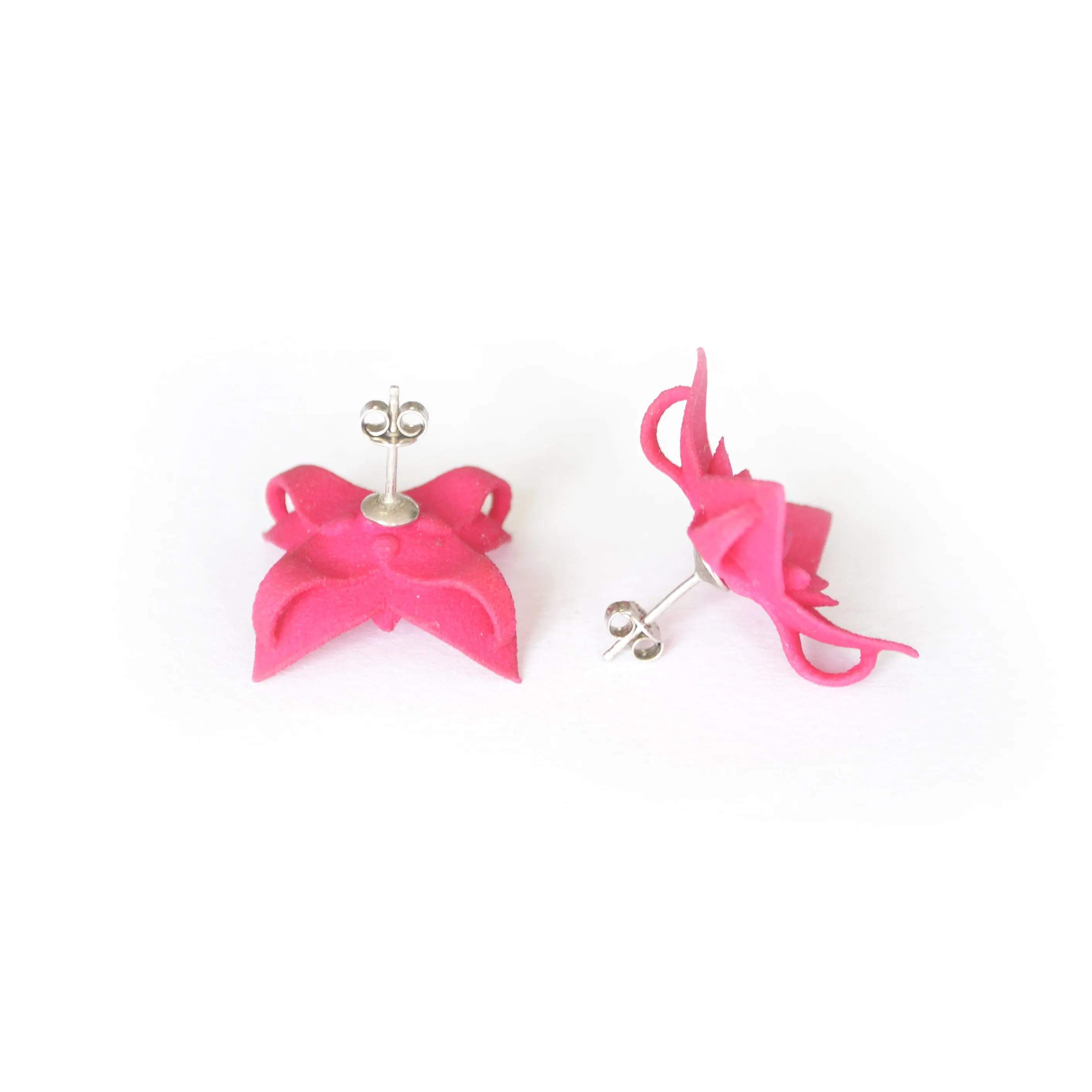 Flower Stud Earrings - Dahlia