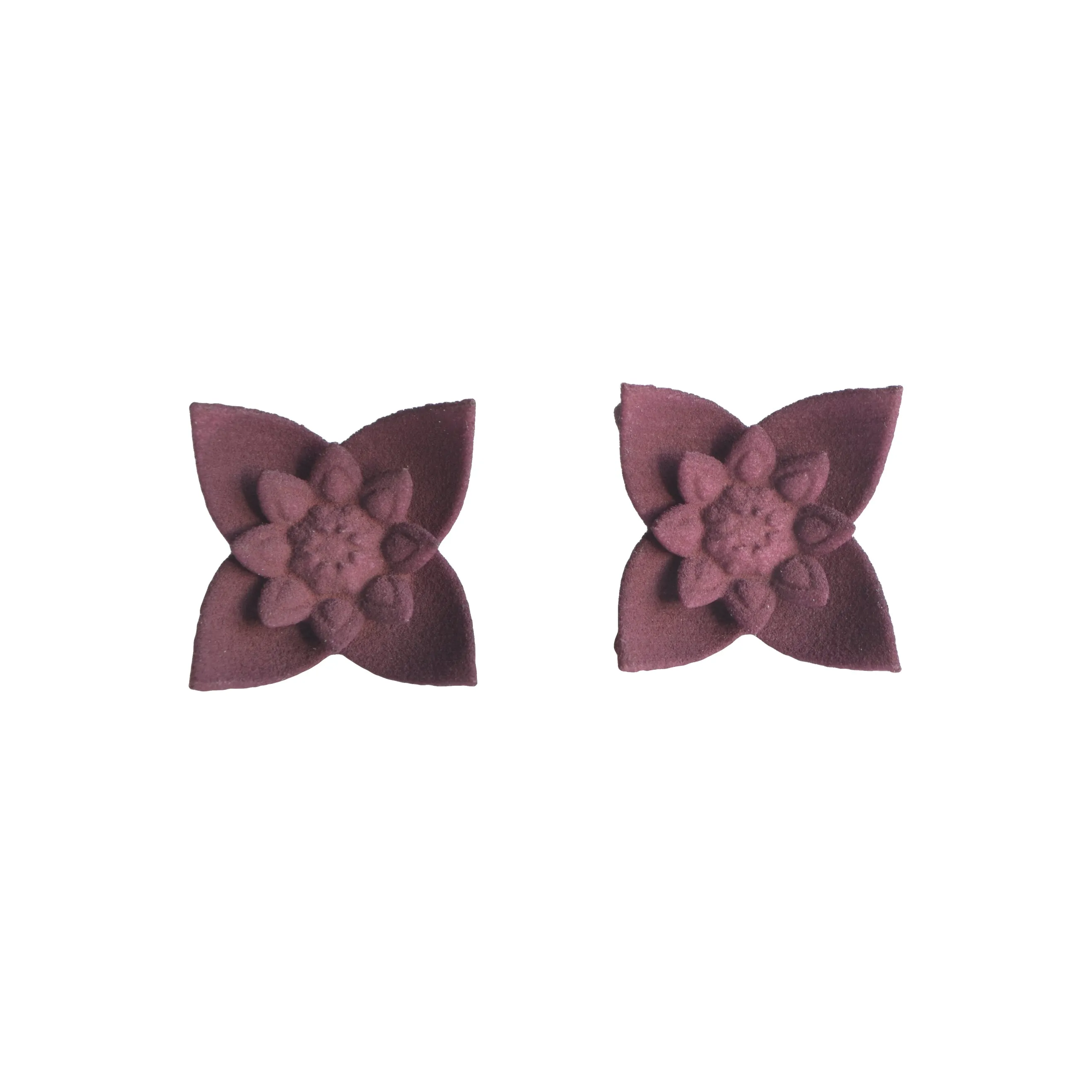 Flower Stud Earrings - Dahlia