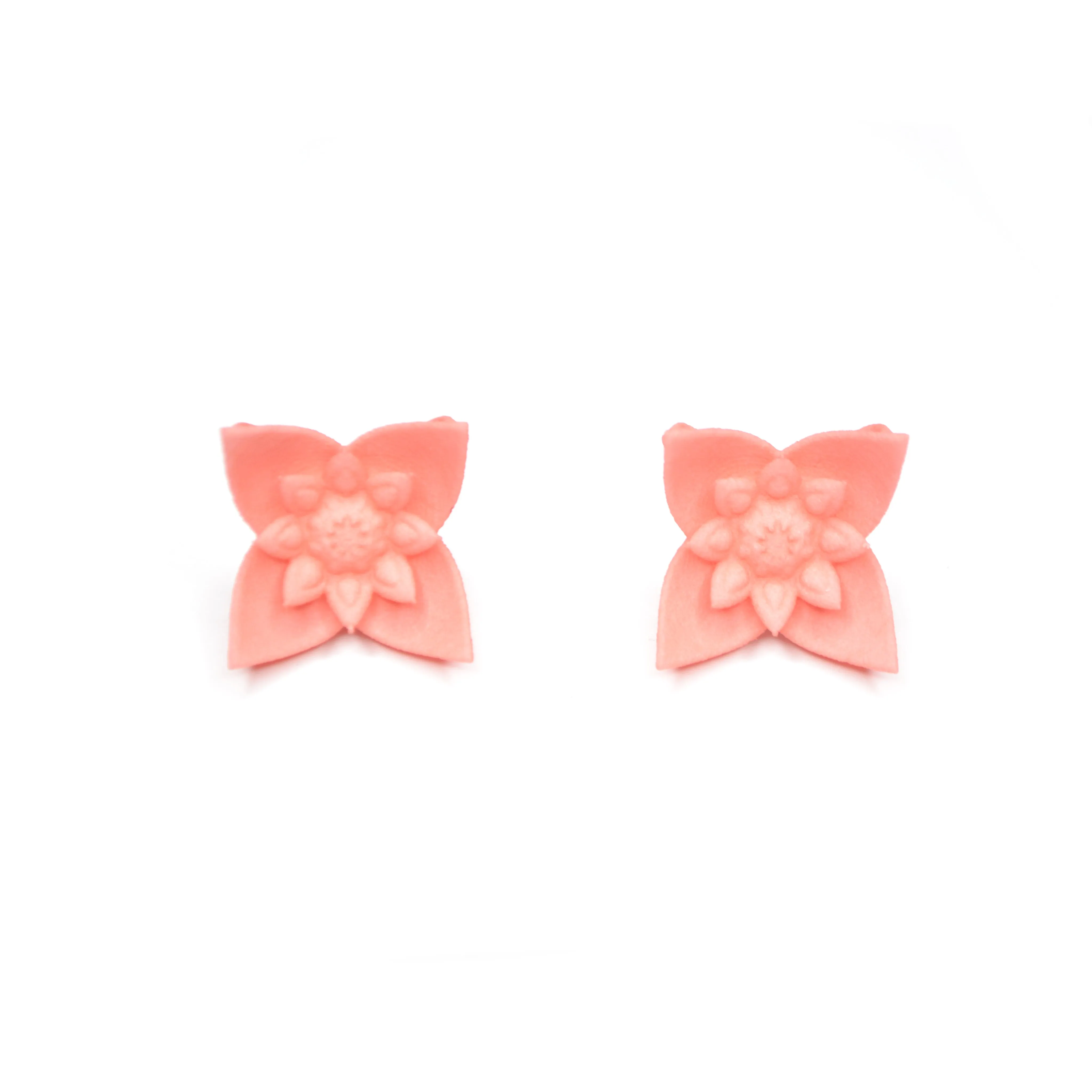 Flower Stud Earrings - Dahlia