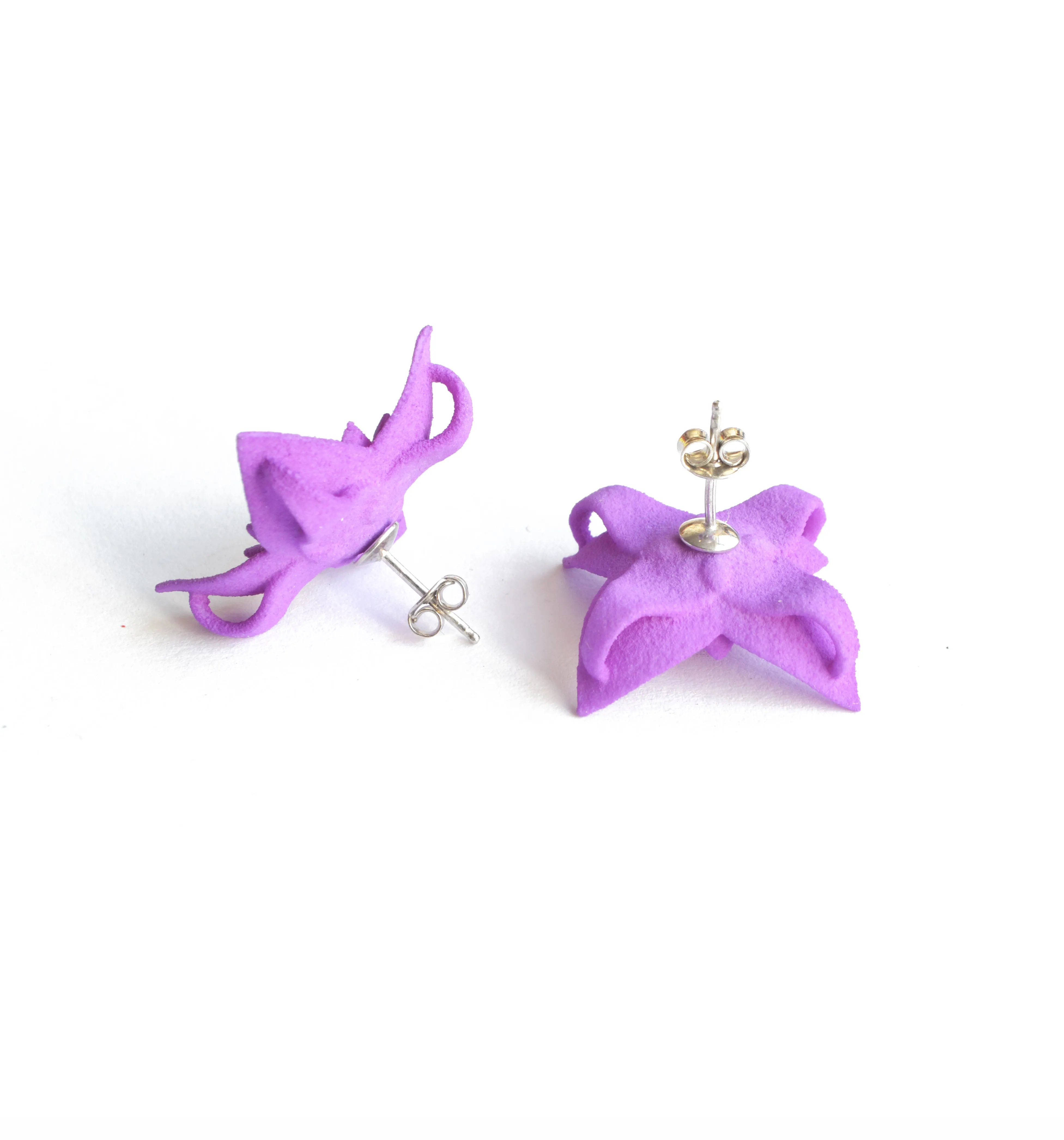 Flower Stud Earrings - Dahlia
