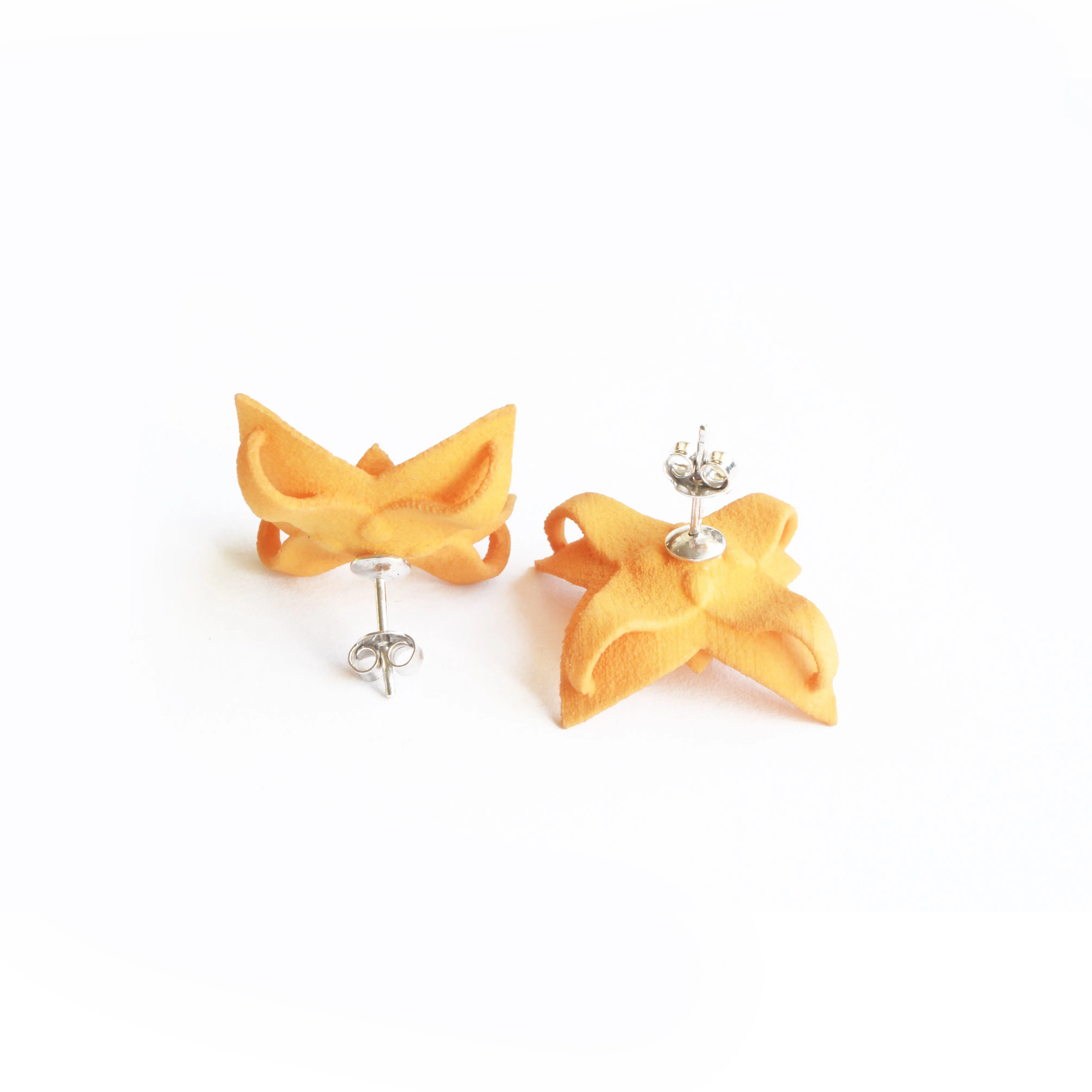 Flower Stud Earrings - Dahlia