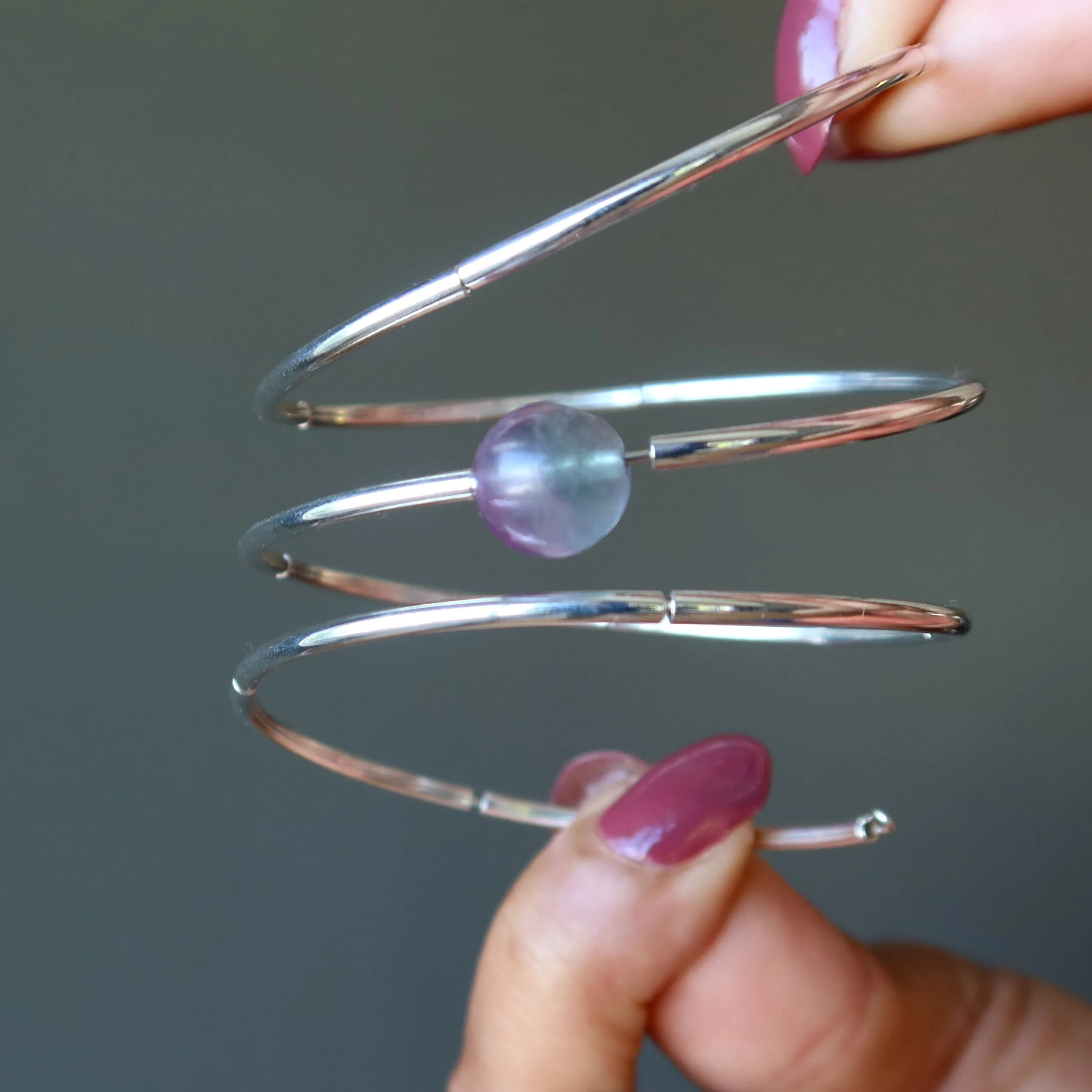 Fluorite Bracelet Coil of Calm