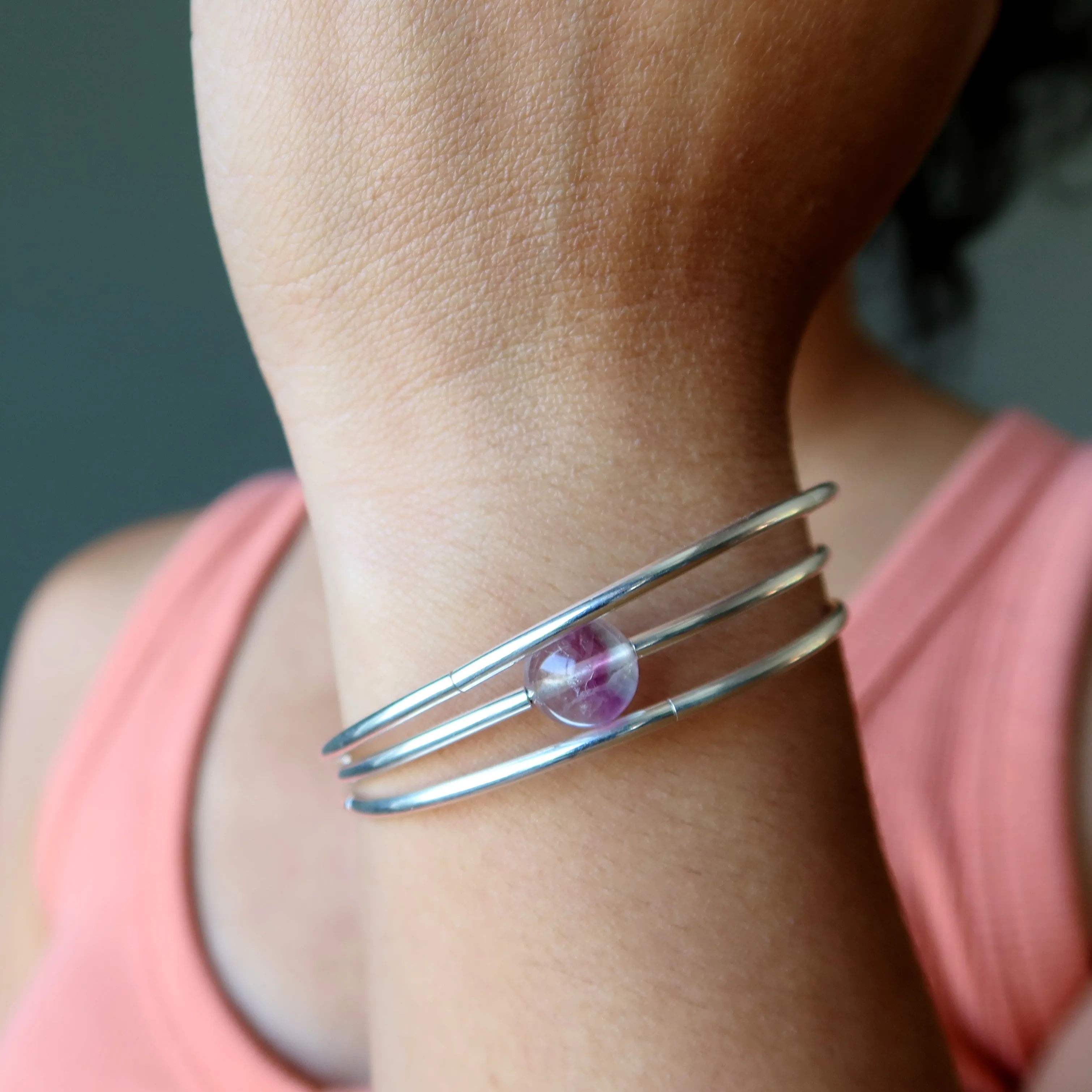 Fluorite Bracelet Coil of Calm