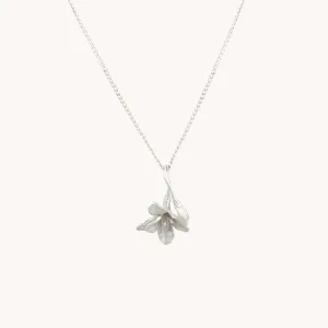 Freesia Silver Pendant with Chain