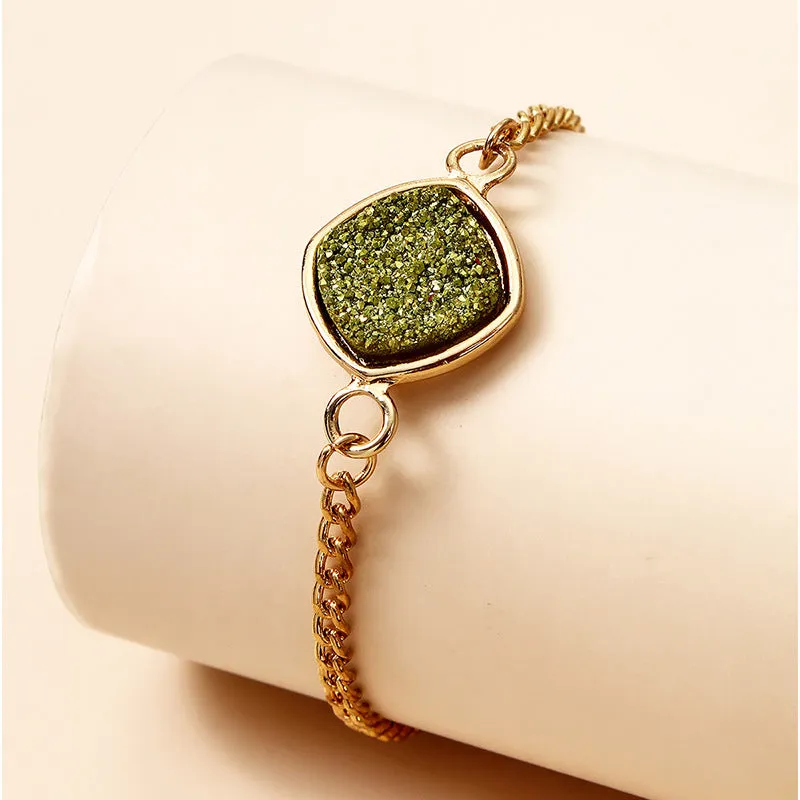 Frosty Wind Small Gravel Inlaid Bracelet