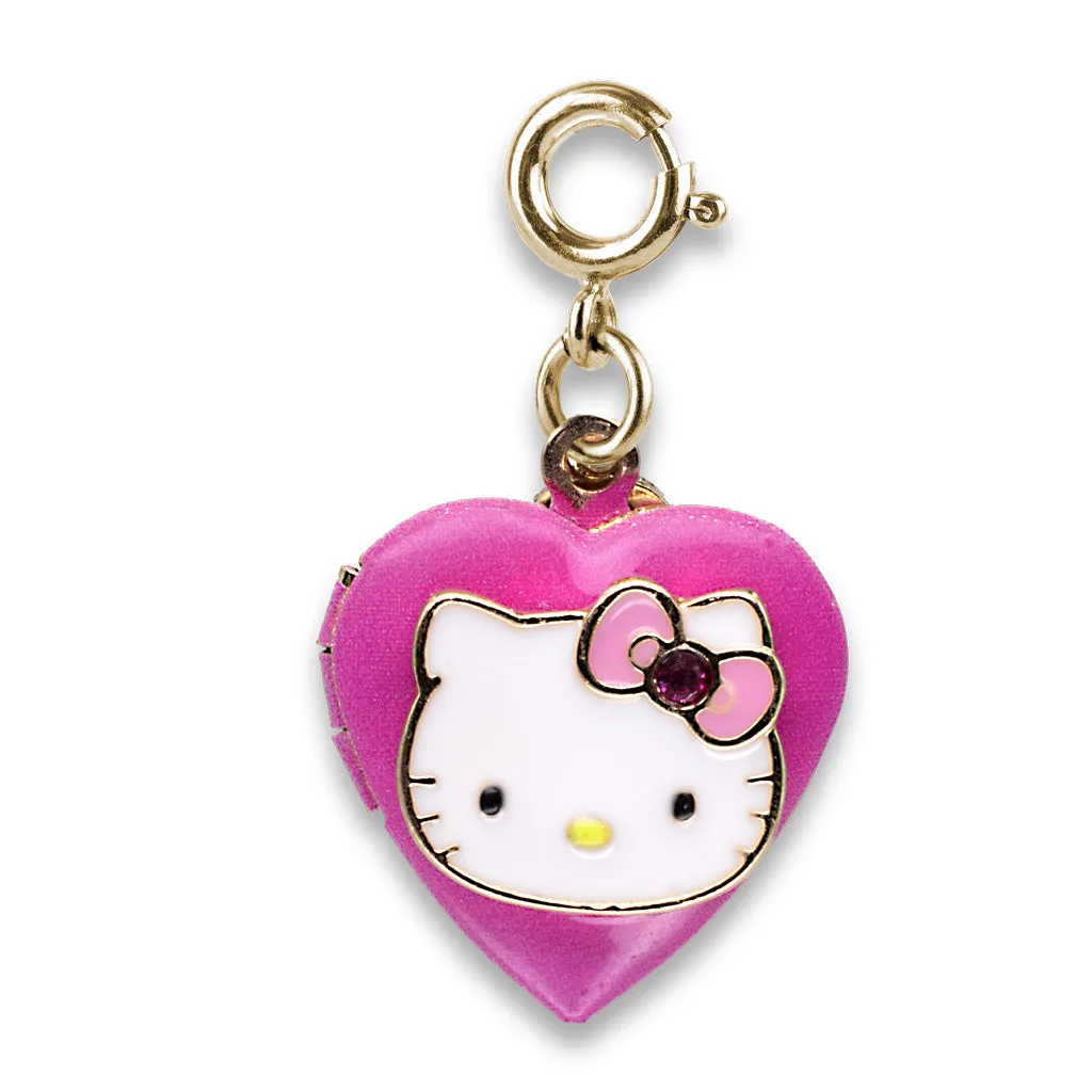 Gold Hello Kitty Locket Charm