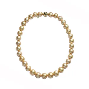 Golden South Sea Cultured Pearl Strand Necklace