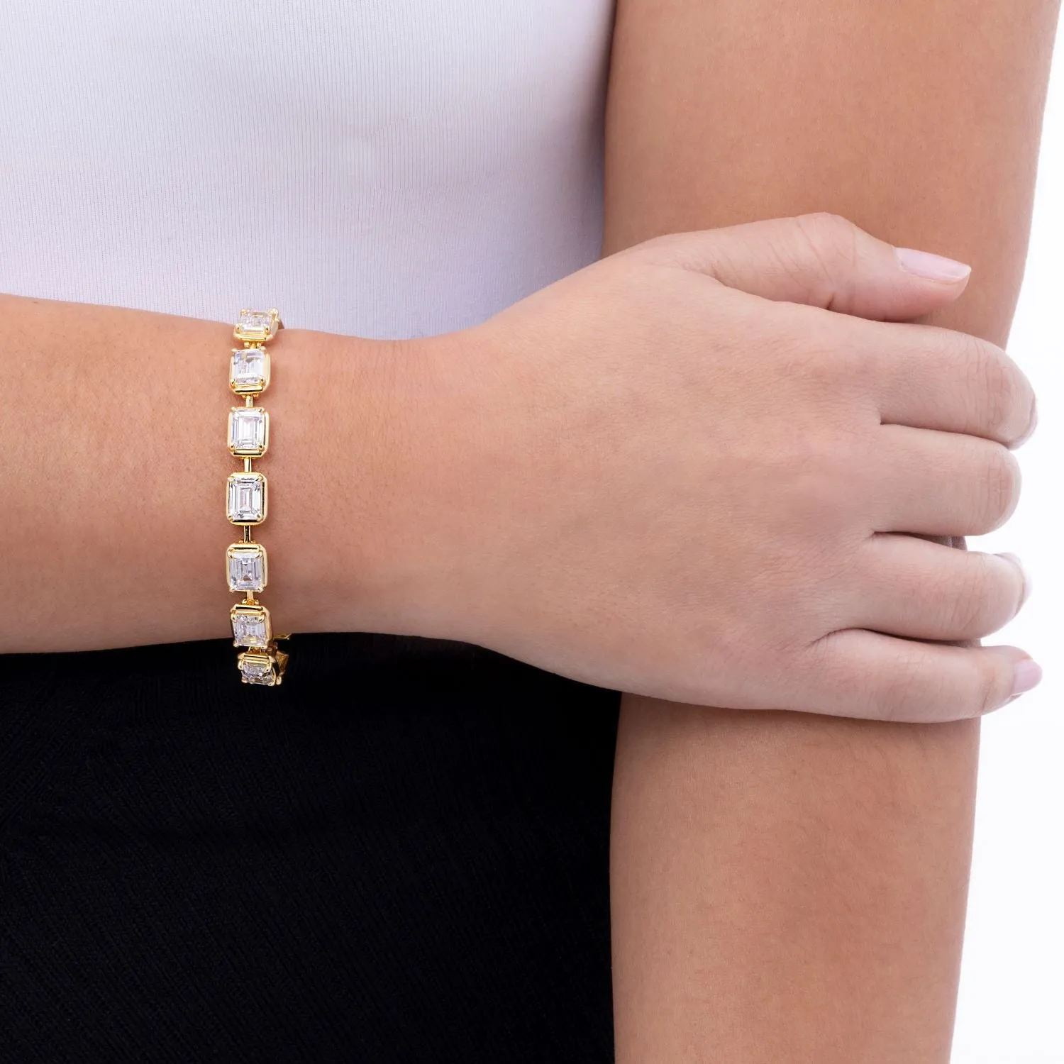 Grace 18 White Diamond Crystalline Bracelet