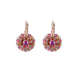 Guardian Angel Leverback Earrings in "Hibiscus" *Custom*