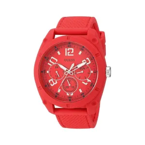 Guess Red Silicone Watch