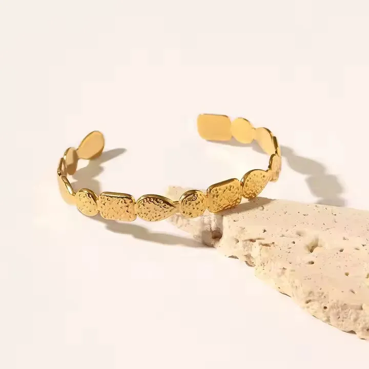 HAMMERED CUFF BANGLE
