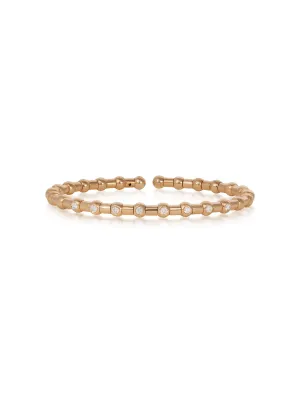 Holly, 18K Yellow Gold   White Diamonds Bracelet