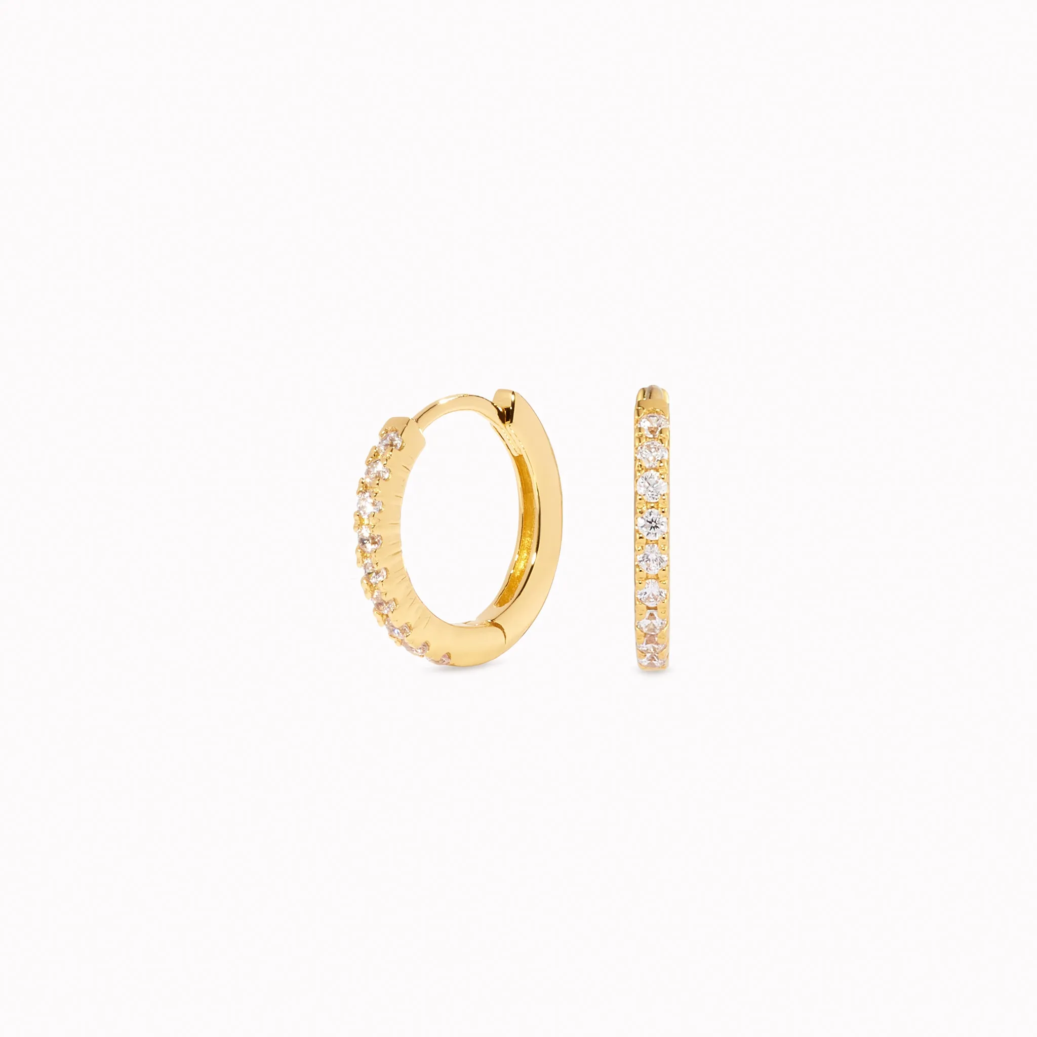 Huggie Hoop Earrings - Eva
