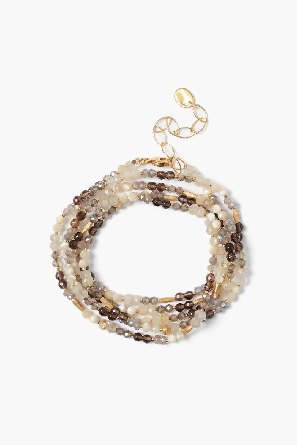 Indio Naked Wrap Bracelet Natural Mix