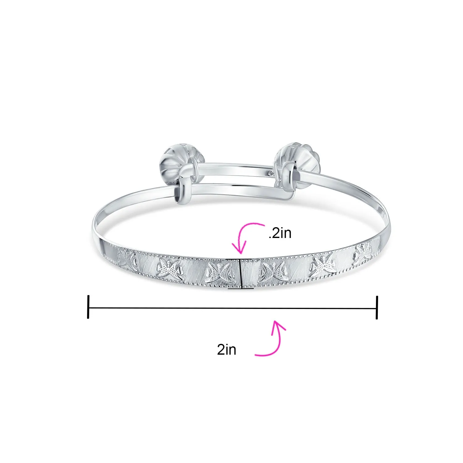 Jingle Bells Bangle Bracelet .925 Sterling Silver Bells Silver Plated