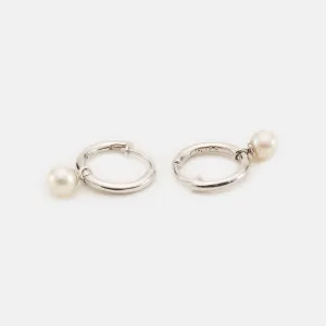 Kirsten Pearl Huggies Replacement Pearl (Silver)