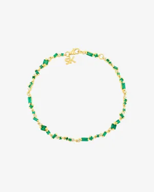 La Fantaisie Star Dust Emerald Bracelet