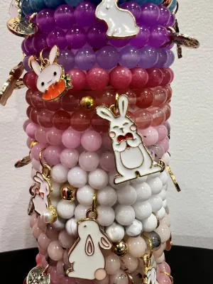 Little Miss Zoe Easter Gemstone Kids Bracelet