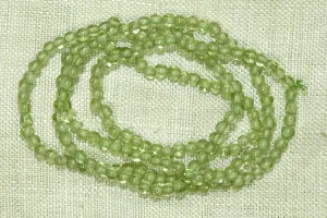 Lovely tiny 2mm Peridot Gemstone beads
