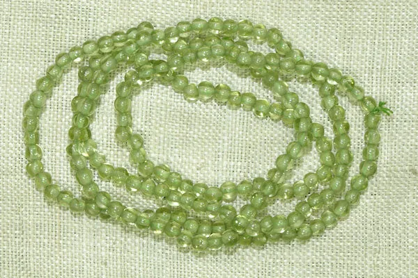 Lovely tiny 2mm Peridot Gemstone beads