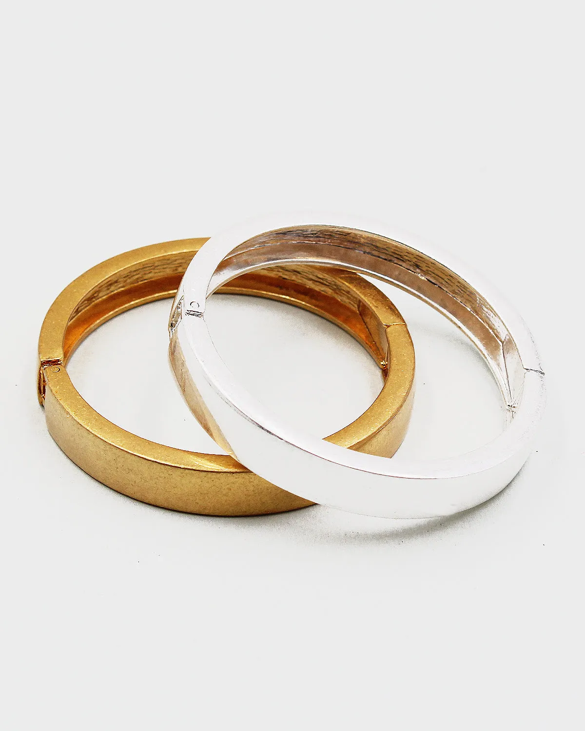 Matt Brass Bangle Bracelet