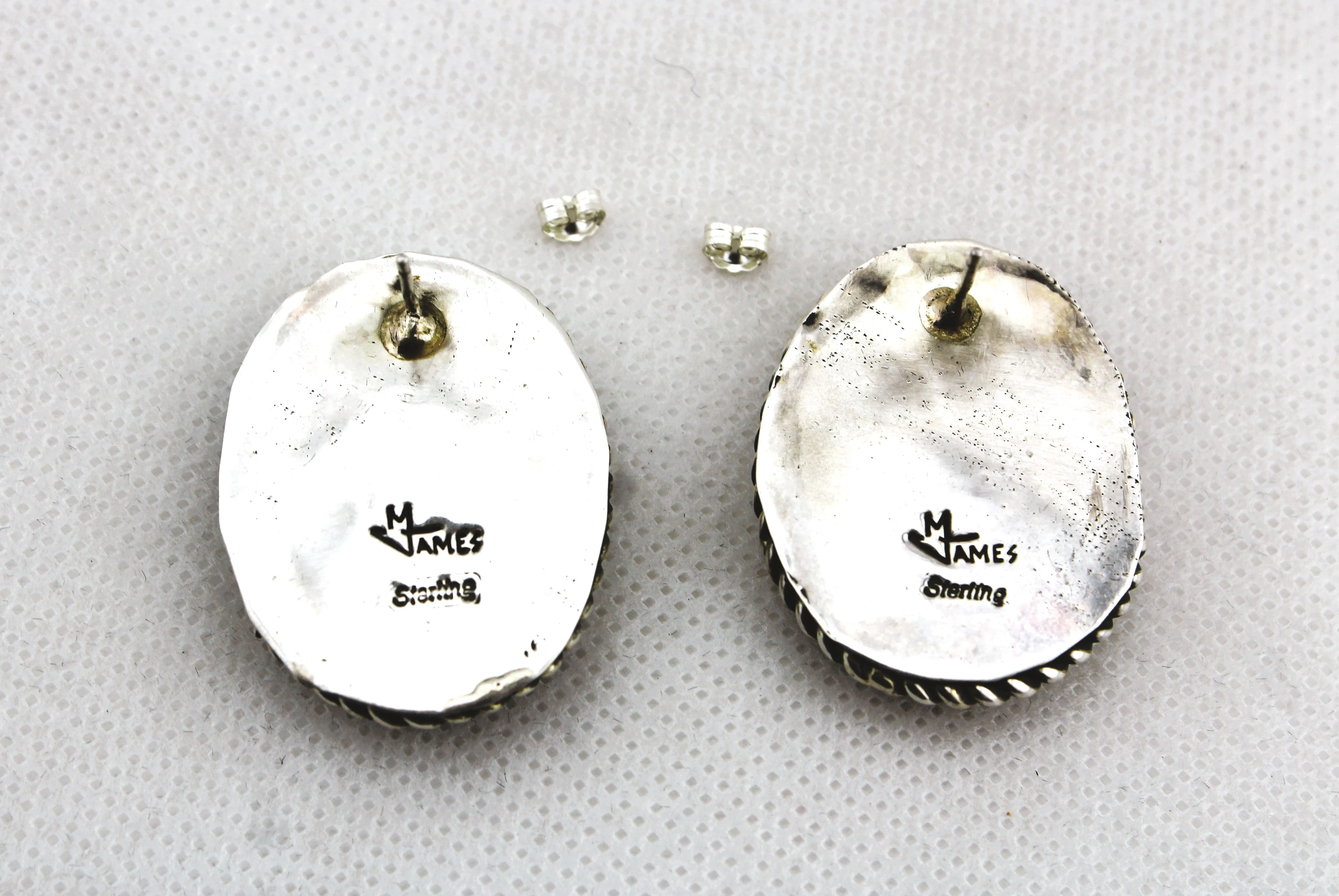 Merlin James Turquoise Earrings