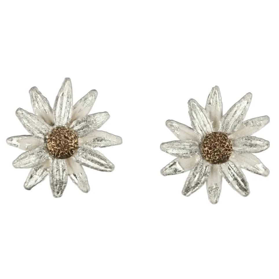 Michael Michaud Daisy Clip Earrings