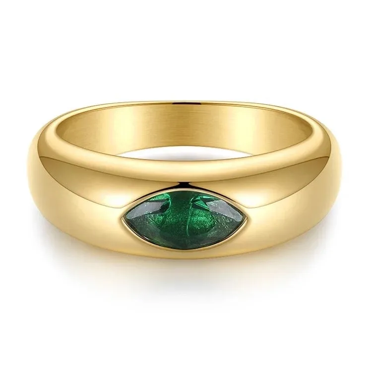 Mila Emerald Ring
