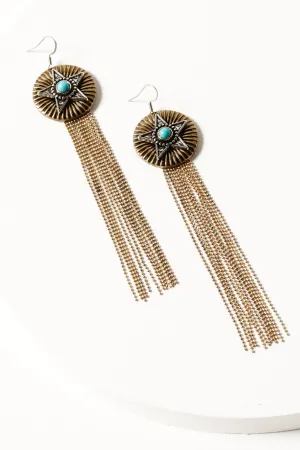Montclair Star Fringe Earrings