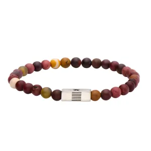 Mookaite Gemstone Stretch Bracelet