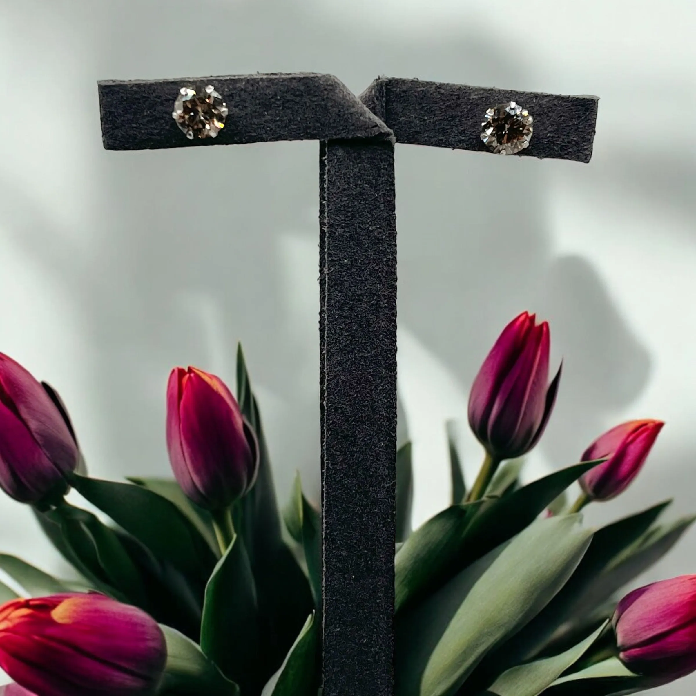 NATURAL DIAMOND EARRINGS