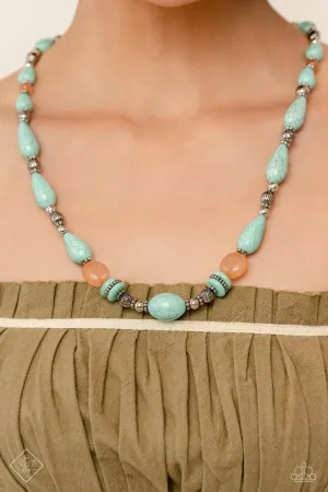Necklaces and Earrings Nile River Redux - Blue SET N523