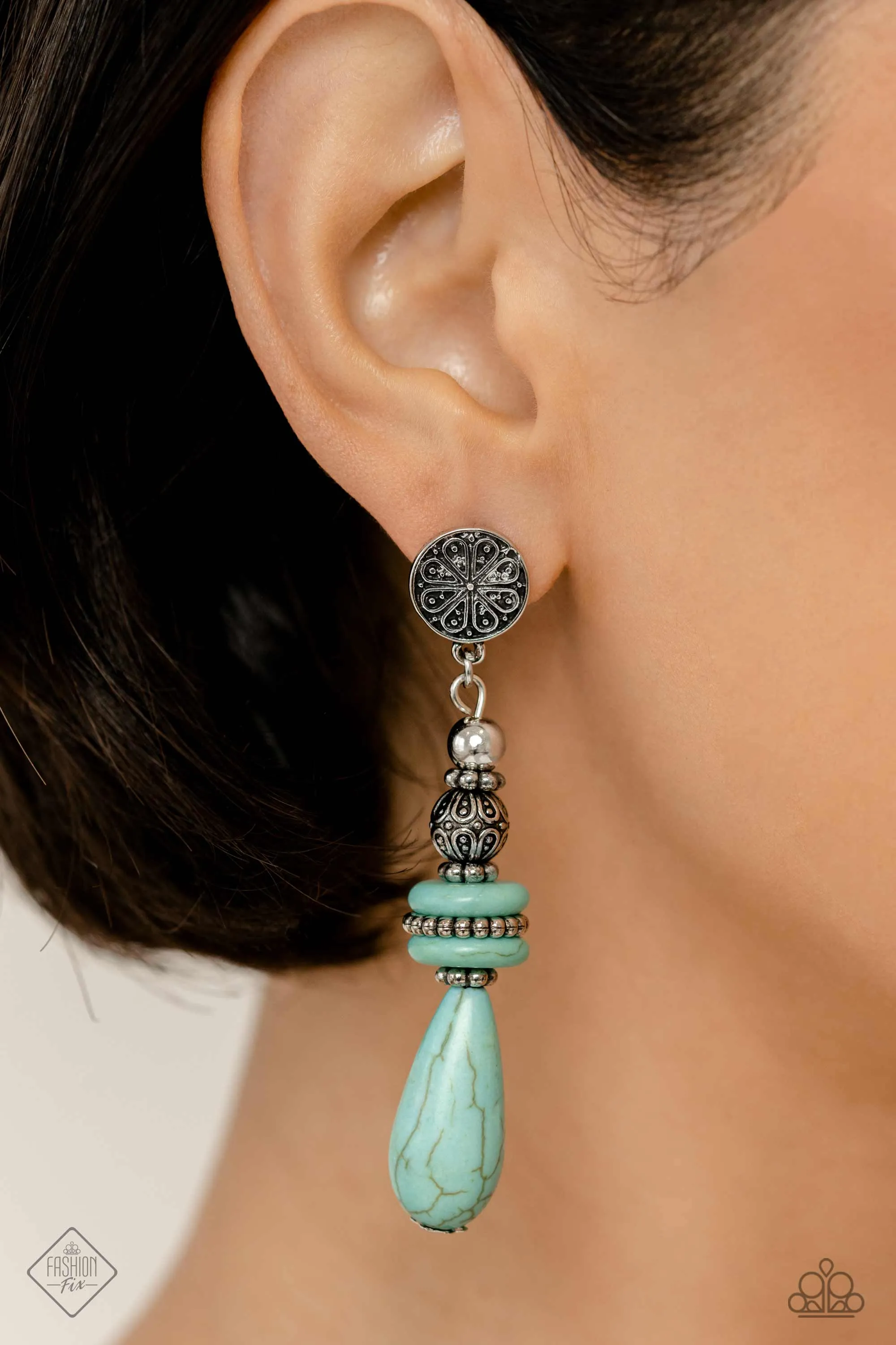 Necklaces and Earrings Nile River Redux - Blue SET N523