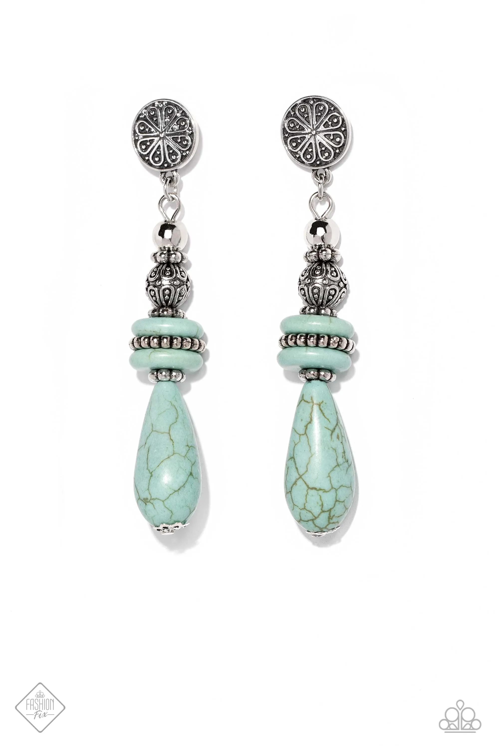 Necklaces and Earrings Nile River Redux - Blue SET N523