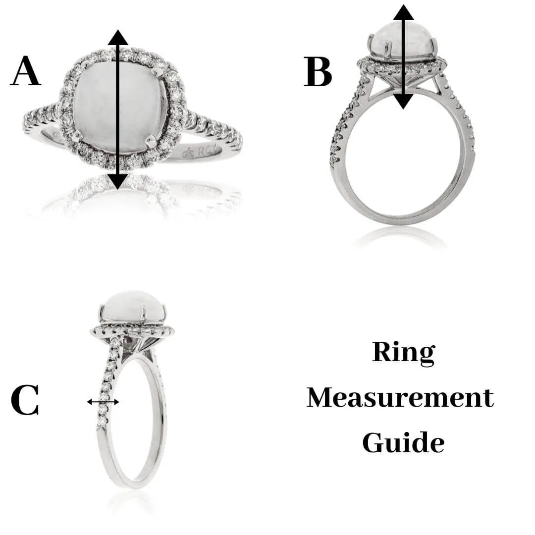 Pear Shaped Peridot with Diamond Halo on Diamond Accented Band
