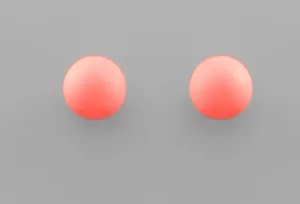 Penelope Stud Earrings Coral