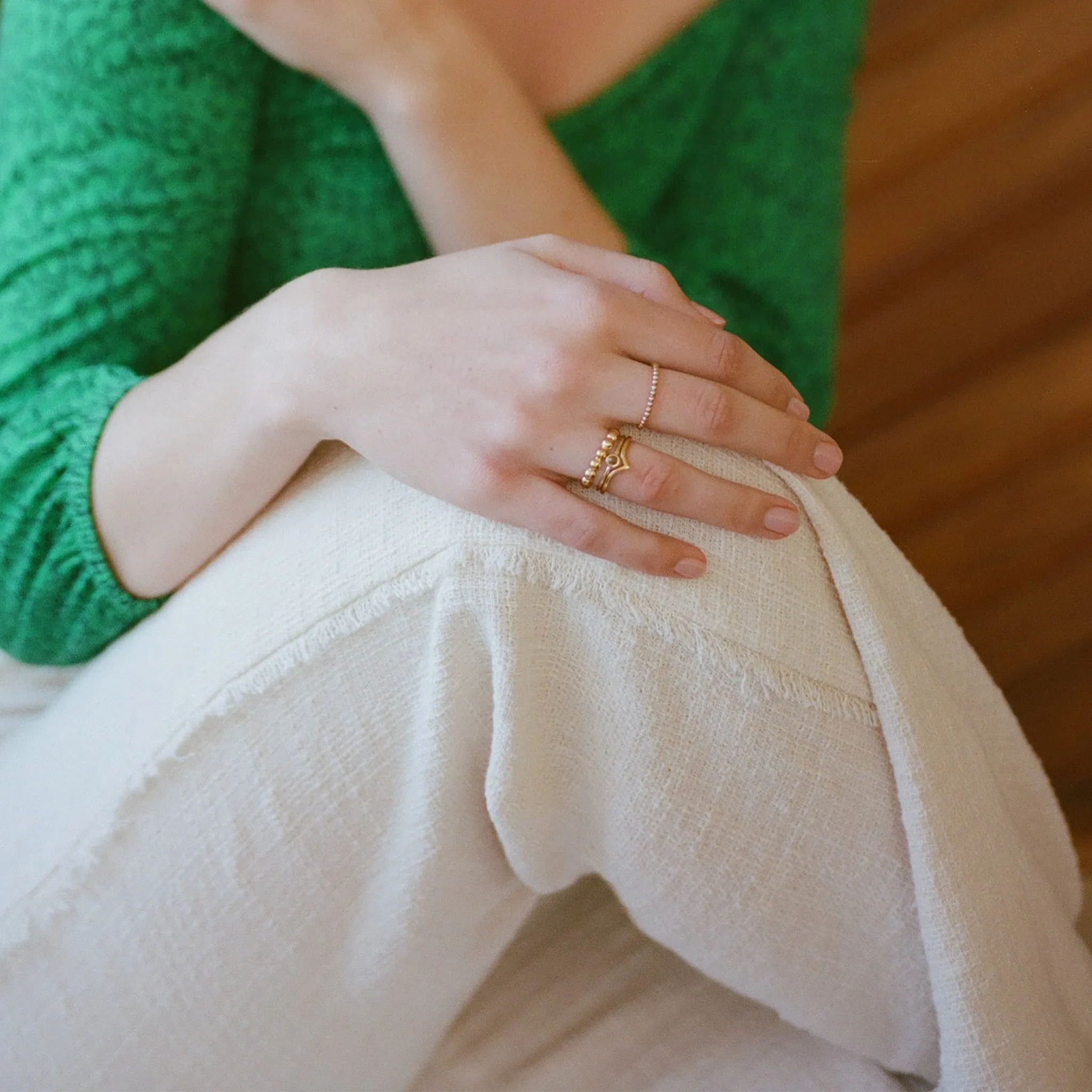 Peridot Mano Ring