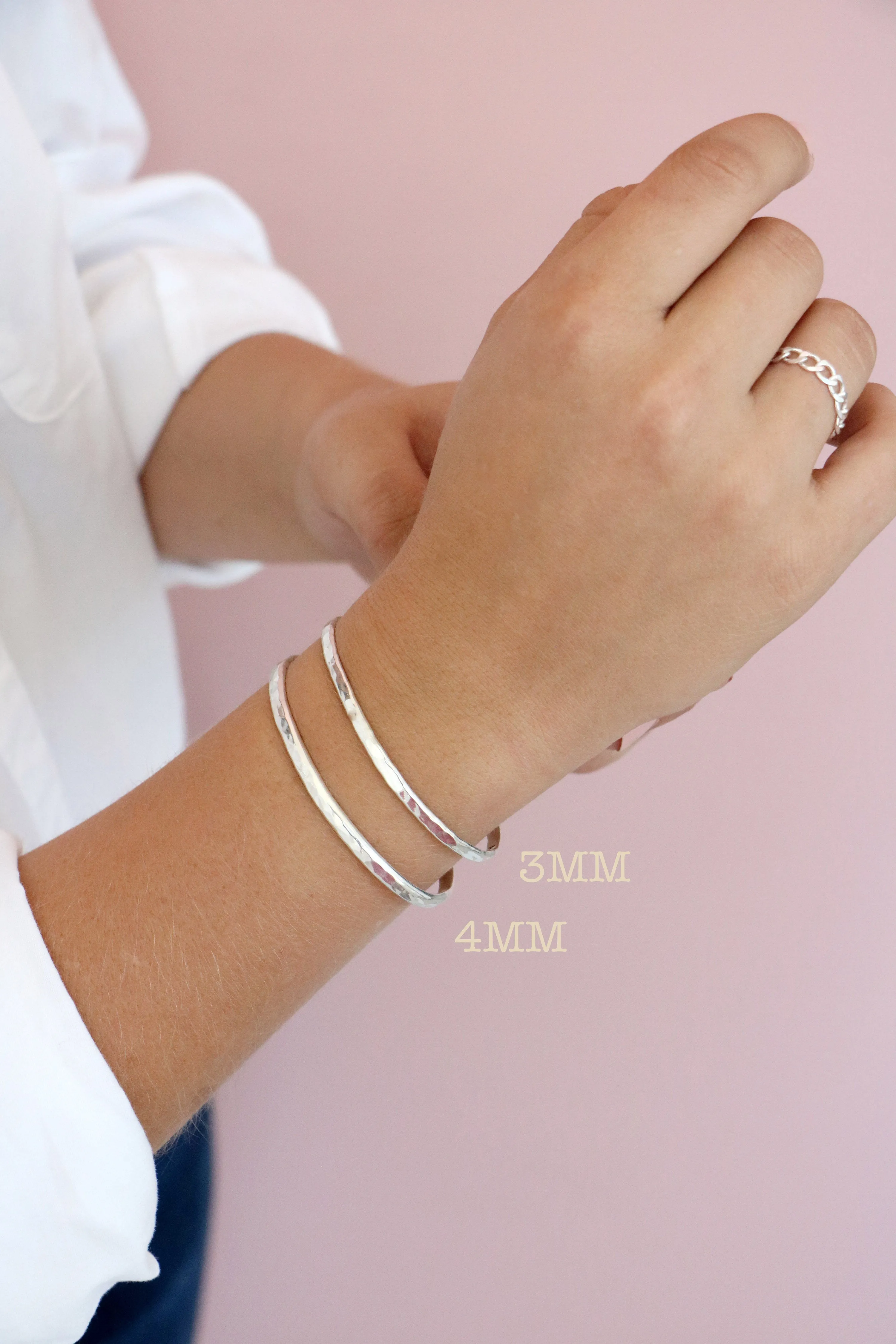 personalized textured cuff {gold}