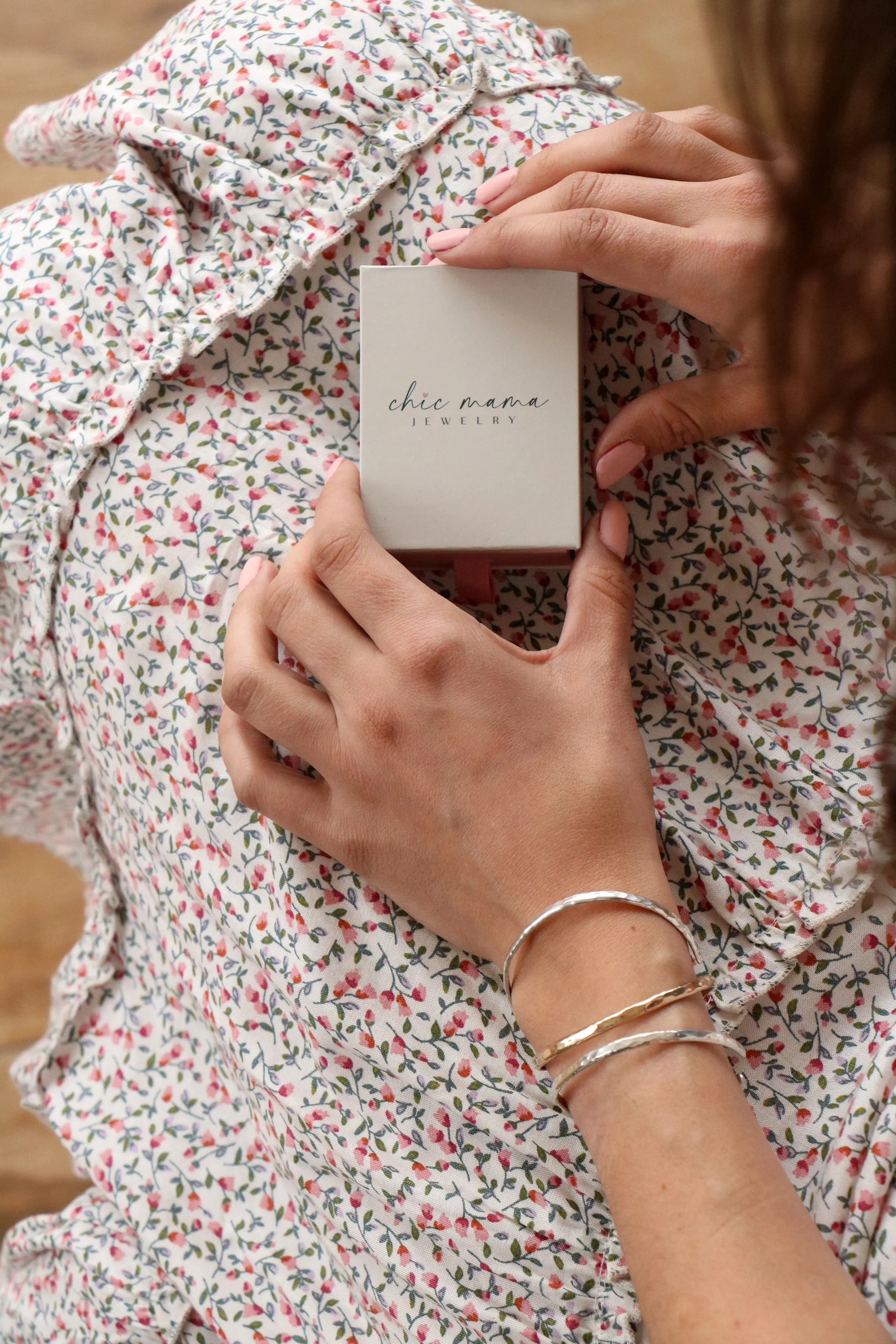 personalized textured cuff {gold}