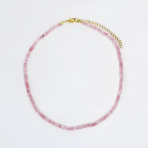 PINK GEMSTONE NECKLACE